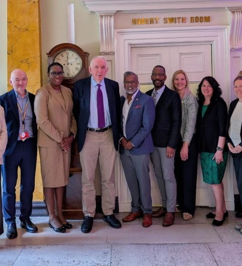 Dr. Gordon Giddings with international healthcare leaders.